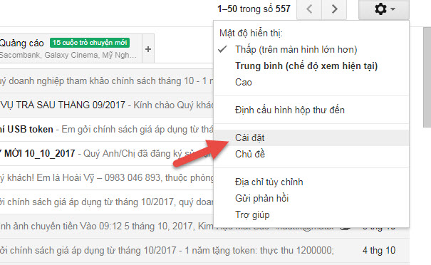 cach bao mat gmail
