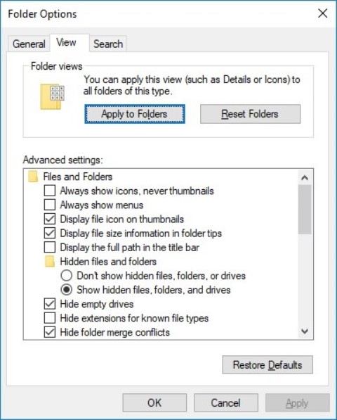 c&aacute;ch hiển thị đu&ocirc;i file