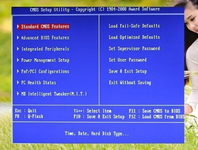máy tính không shutdown được bios