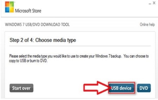 tao usb cai windows 7