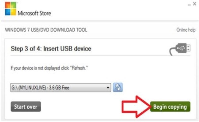 tao usb cài win 7