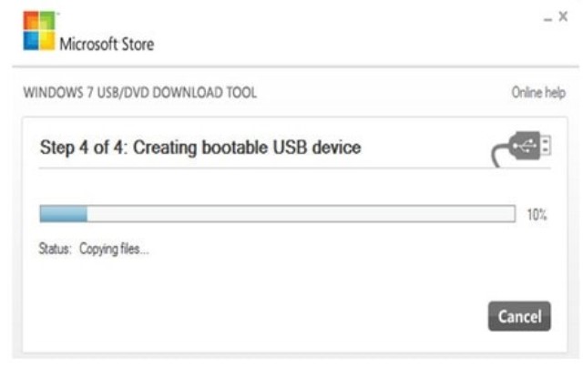 tạo usb cài windows 7
