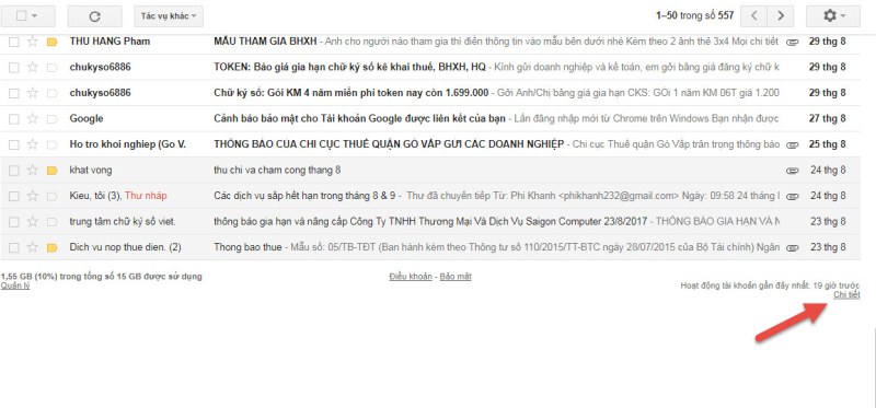 theo doi gmail