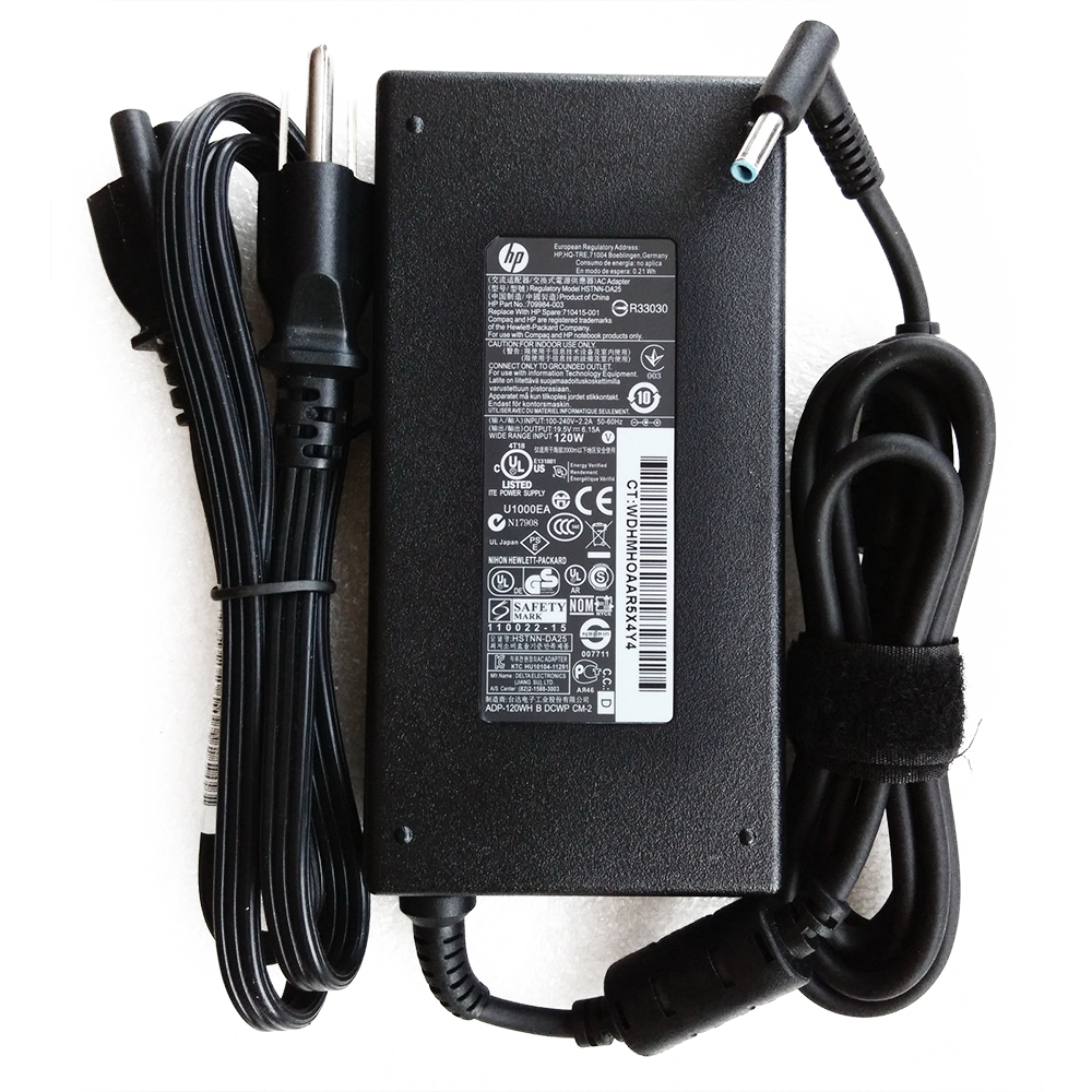SẠC LAPTOP HP 120W 19.5V – 6.15A ĐẦU KIM NHỎ