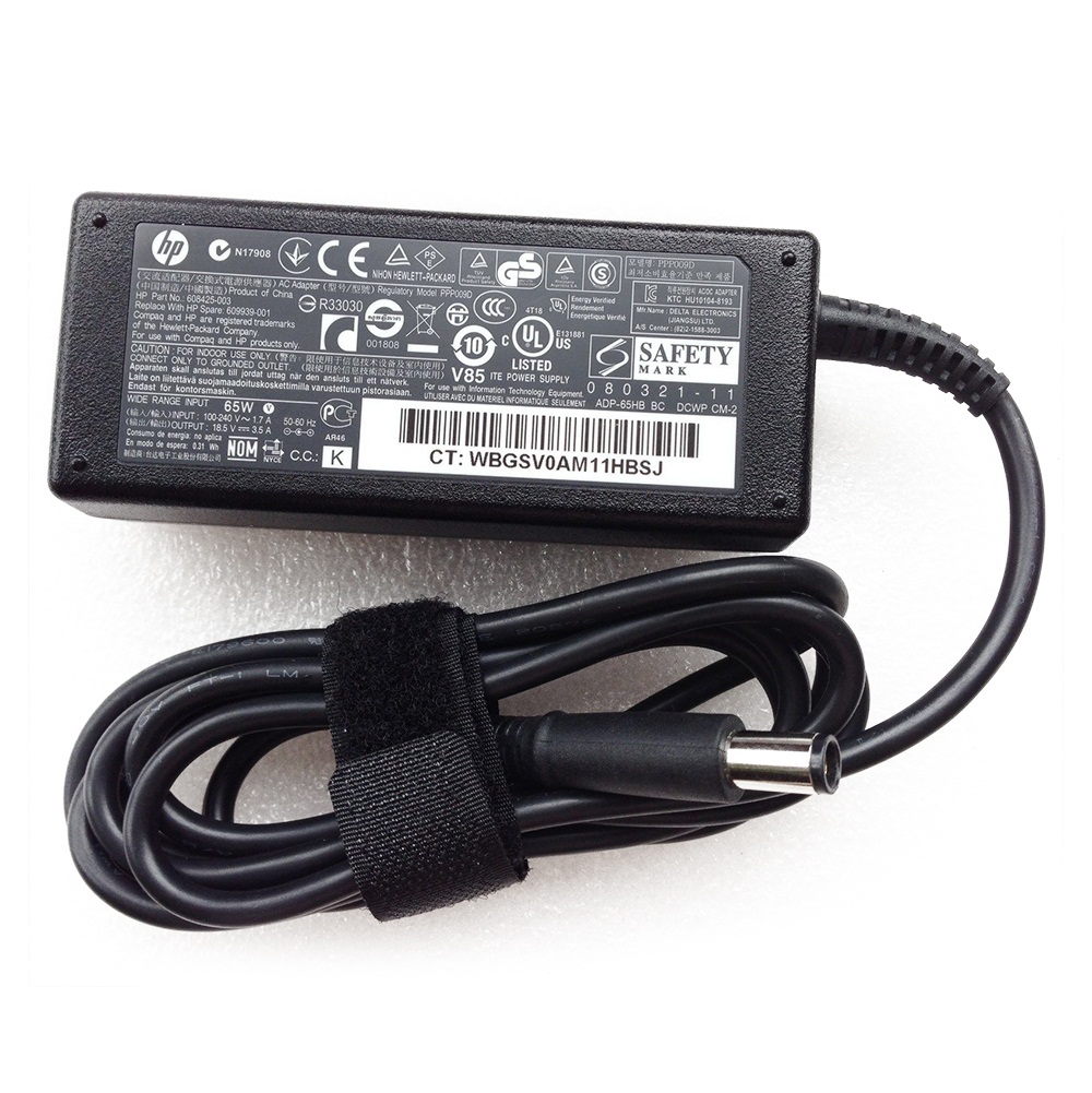 SẠC LAPTOP HP 65W 18.5V – 3.5A ĐẦU KIM